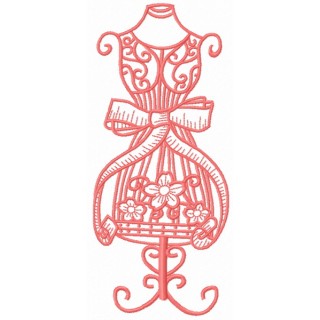 Mannequin 5 embroidery design - Embroidery Design