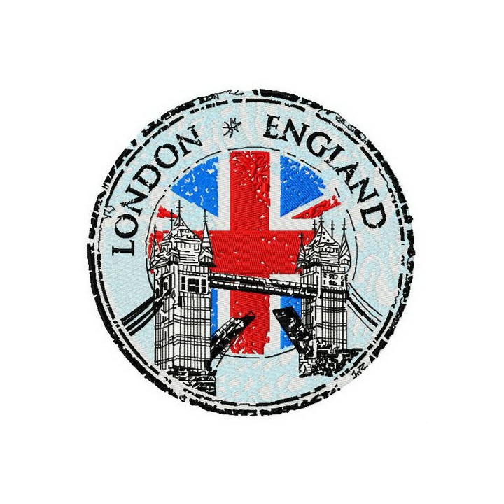 London England embroidery design - Embroidery Design