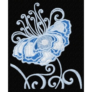 Fragile flower 3 embroidery design - Embroidery Design
