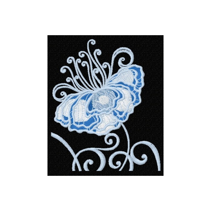 Fragile flower 3 embroidery design - Embroidery Design