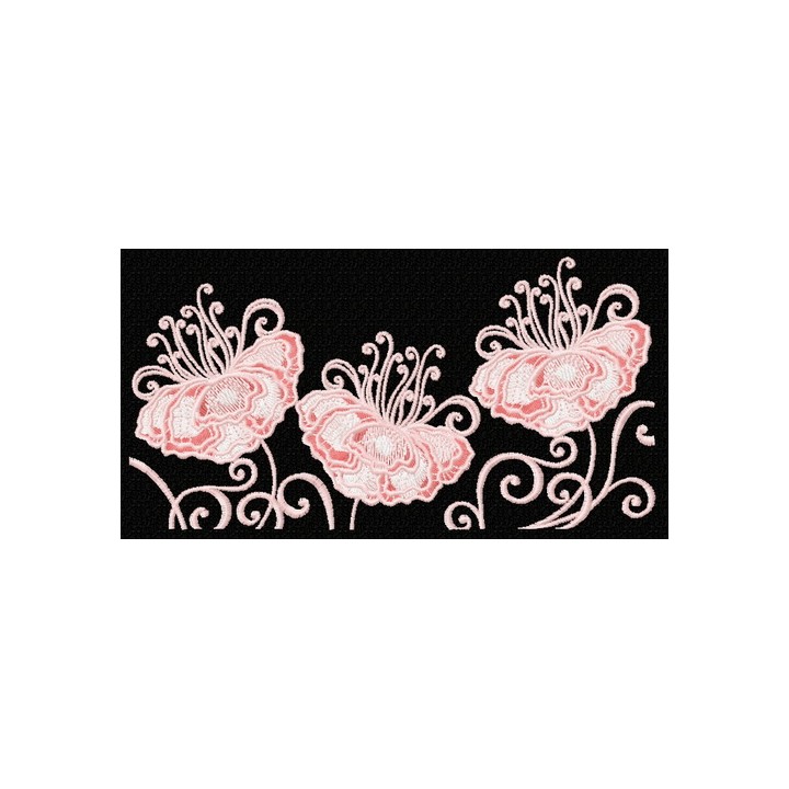 Fragile flower 2 embroidery design - Embroidery Design