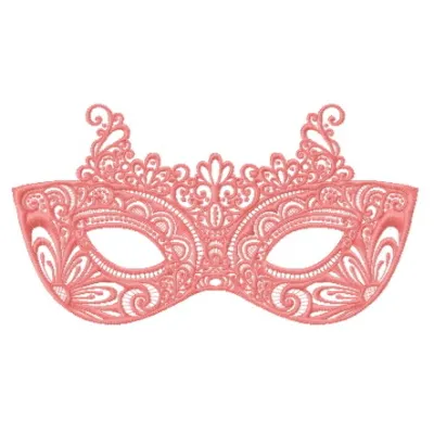 Preview of Mask 9 embroidery design featuring intricate stitching patterns for creative face masks.