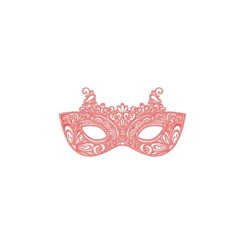 Preview of Mask 9 embroidery design featuring intricate stitching patterns for creative face masks.