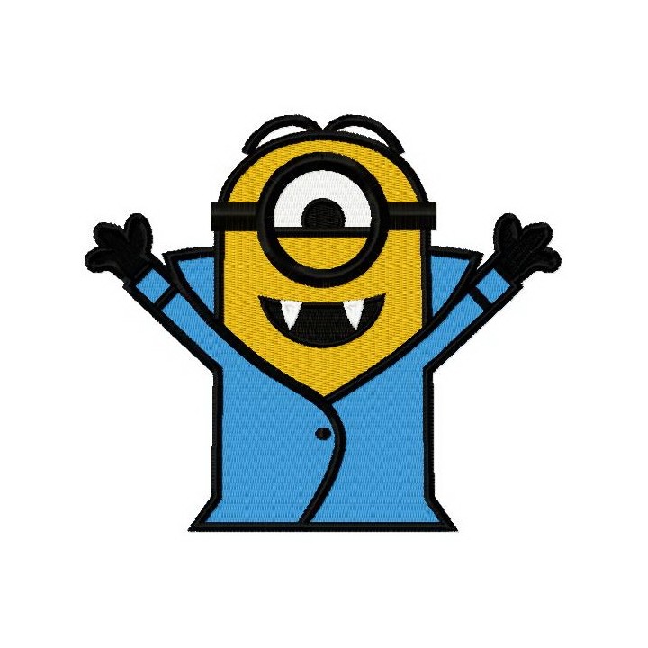 Vampire Minion 4 embroidery design - Embroidery Design
