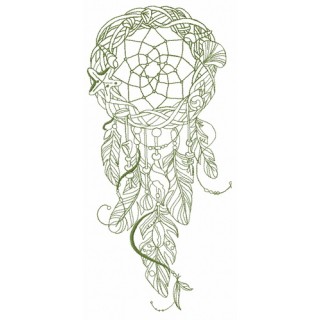Dreamcatcher 32 embroidery design - Embroidery Design