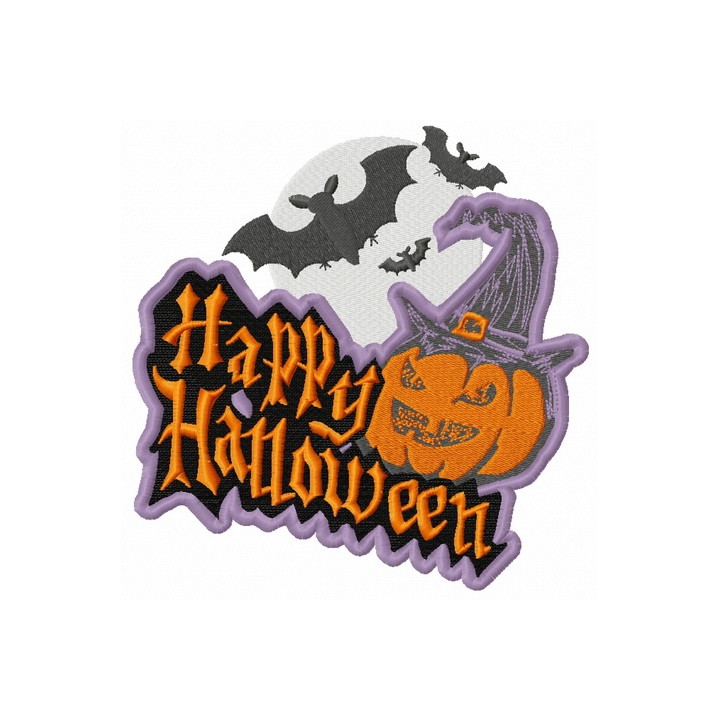 Happy Halloween 7 embroidery design - Embroidery Design