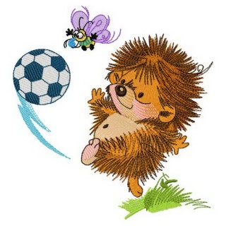Small hedgehog embroidery design - Embroidery Design