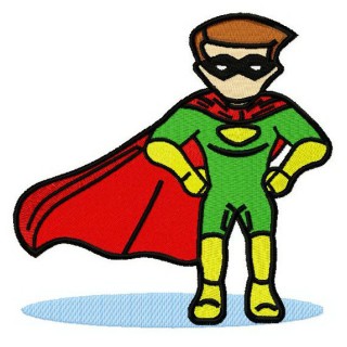 Superboy embroidery design - Embroidery Design