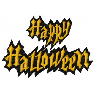 Happy Halloween 4 embroidery design - Embroidery Design