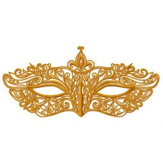 Mask 5 embroidery design - Embroidery Design