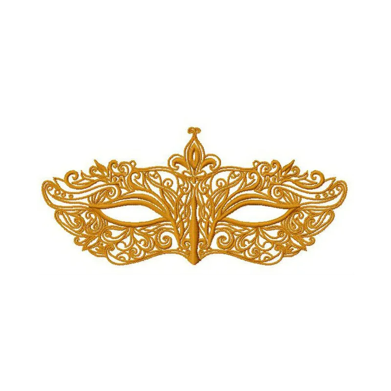 Preview of Mask 5 embroidery design featuring a unique and creative pattern for face masks.