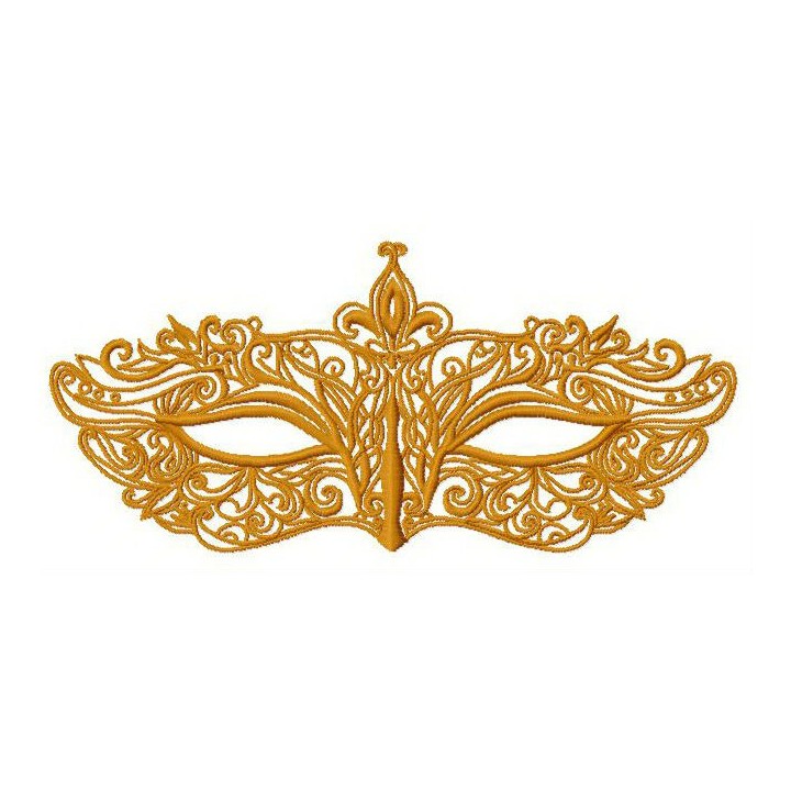 Mask 5 embroidery design - Embroidery Design