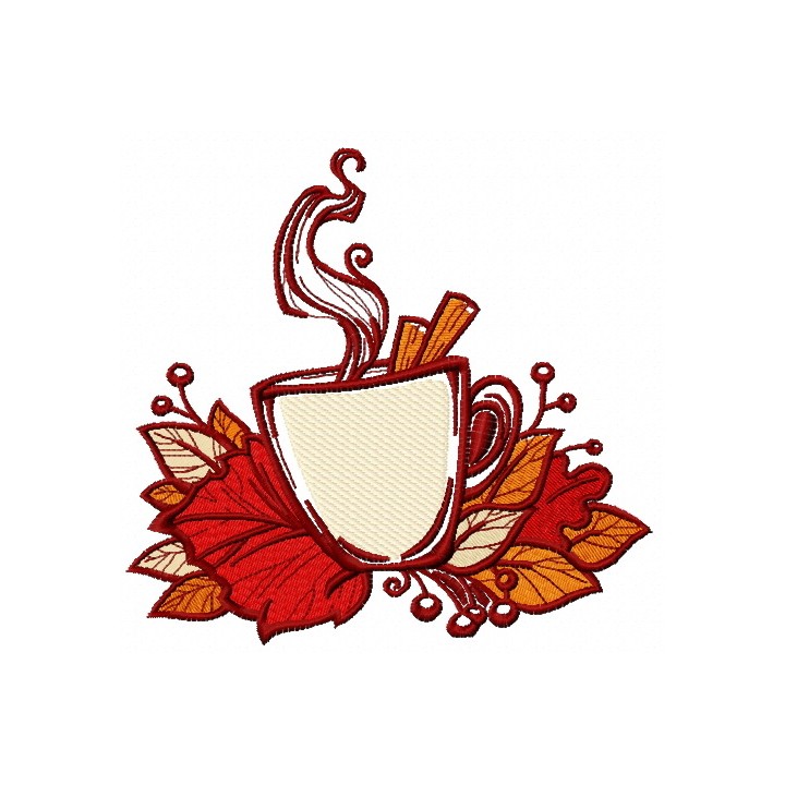 Hello autumn 2 embroidery design - Embroidery Design