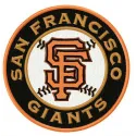 Embroidery design featuring the San Francisco Giants logo, perfect for baseball-themed projects and apparel.