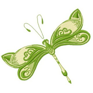 Dragonfly 5 embroidery design - Embroidery Design
