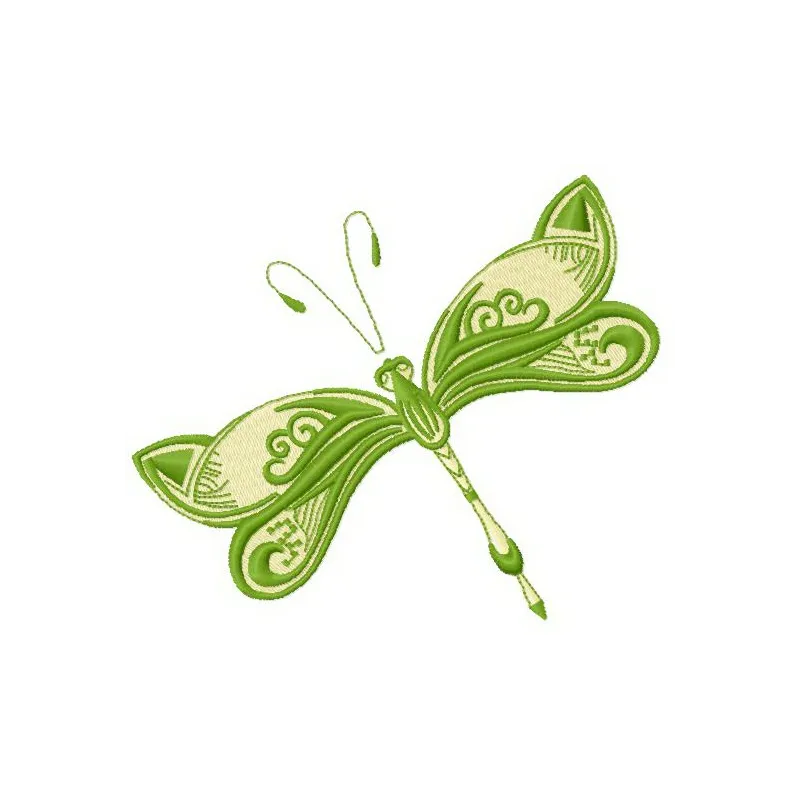 Preview of the Dragonfly 5 embroidery design showcasing intricate stitching patterns for creative projects.