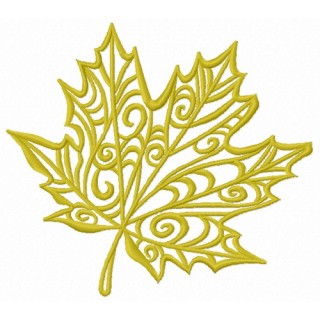 Maple leaf 3 embroidery design - Embroidery Design