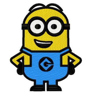Happy Minion 4 embroidery design - Embroidery Design