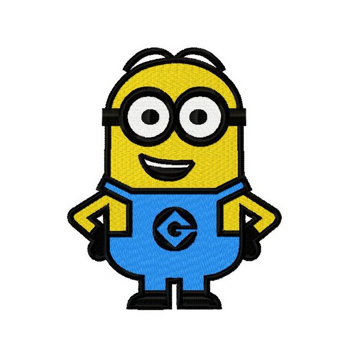 Happy Minion 4 embroidery design - Embroidery Design
