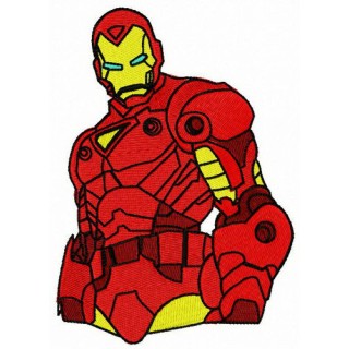 Brave Iron Man embroidery design - Embroidery Design