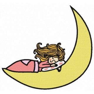 Sweet dreams 3 embroidery design - Embroidery Design