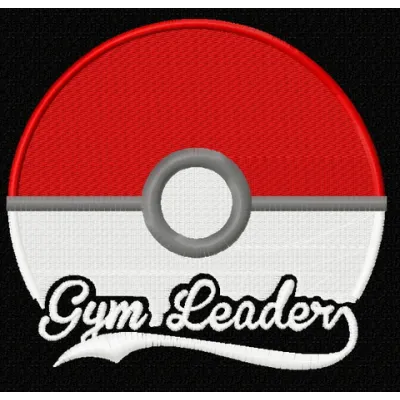 Preview of the Pokeman Go sign 2 embroidery design, showcasing vibrant stitching patterns for creative projects.