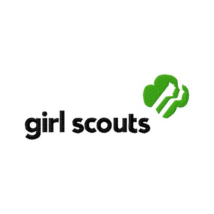 Girl Scouts logo embroidery design - Embroidery Design