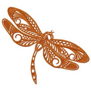Dragonfly 4 embroidery design - Embroidery Design