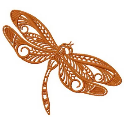 Preview of Dragonfly 4 embroidery design showcasing intricate details and vibrant stitching patterns.