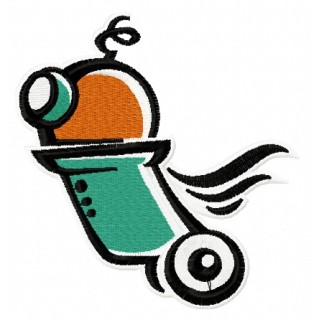 Robot 7 embroidery design - Embroidery Design