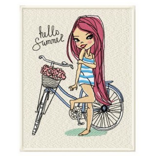 Hello summer embroidery design - Embroidery Design