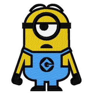 Tired Minion embroidery design - Embroidery Design