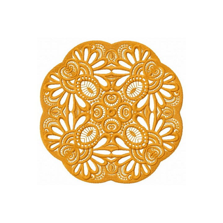 Lace doily 13 embroidery design - Embroidery Design