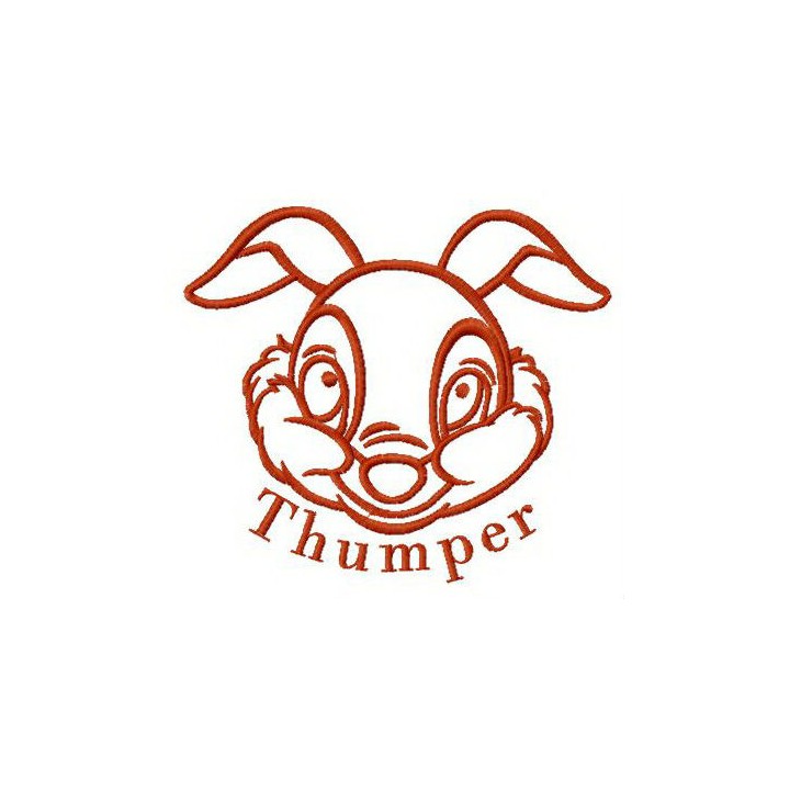 Bambi Thumper embroidery design - Embroidery Design