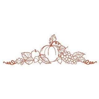 Delicious crops embroidery design - Embroidery Design