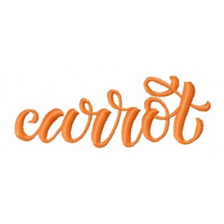 Carrot 2 embroidery design - Embroidery Design