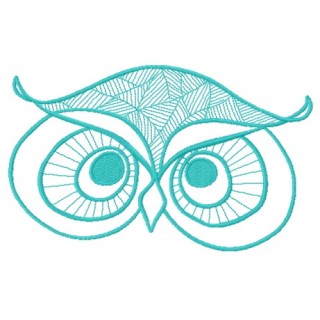 Autumn forest owl 3 embroidery design - Embroidery Design