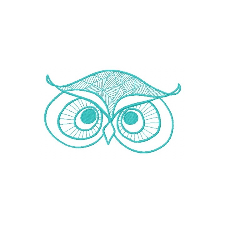 Autumn forest owl 3 embroidery design - Embroidery Design