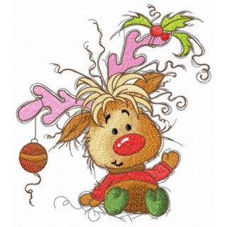 I just decorated Christmas tree embroidery design - Embroidery Design