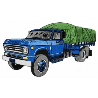 Chevrolet D60 car 2 embroidery design - Embroidery Design