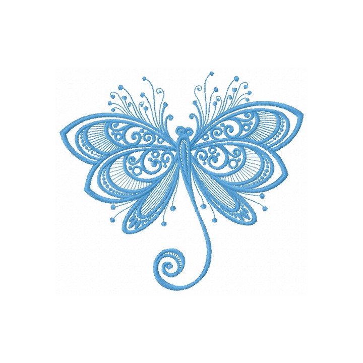 Funny butterfly 2 embroidery design - Embroidery Design
