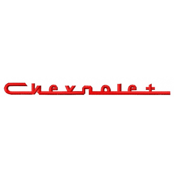 Chevrolet logo 2 embroidery design - Embroidery Design