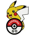 Pikachu 7 embroidery design featuring a playful Pikachu motif, perfect for stitching on t-shirts and hoodies.