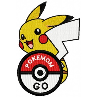 Pikachu 7 embroidery design - Embroidery Design