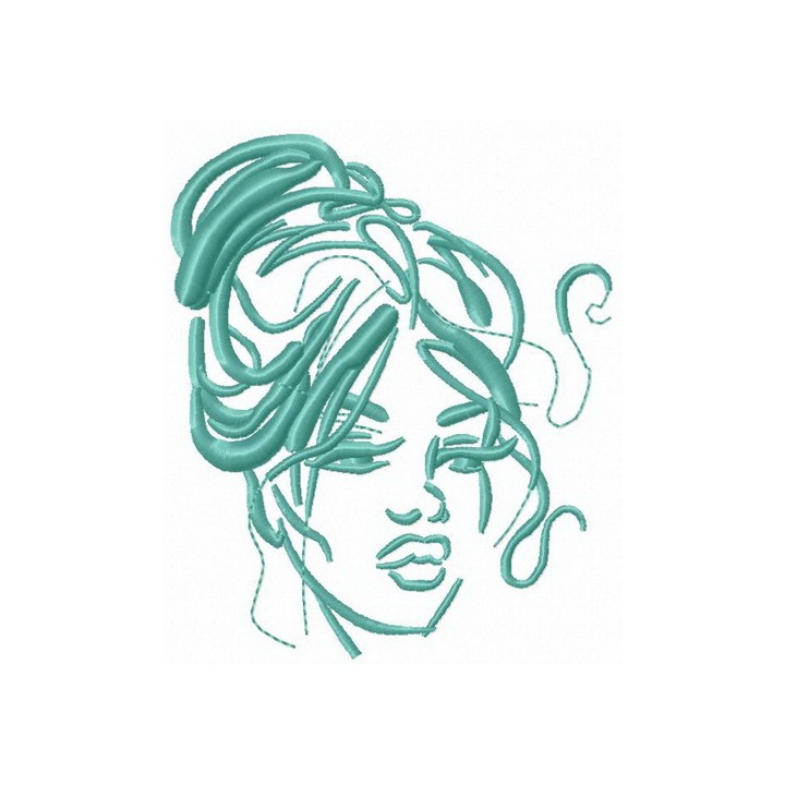 Languishing look embroidery design - Embroidery Design