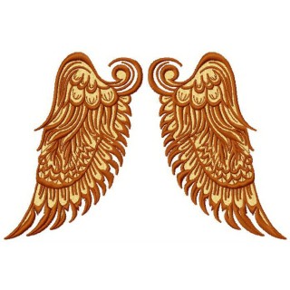 Wings embroidery design - Embroidery Design