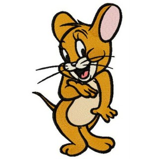 Mousekin Jerry embroidery design - Embroidery Design