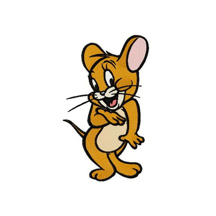 Mousekin Jerry embroidery design - Embroidery Design