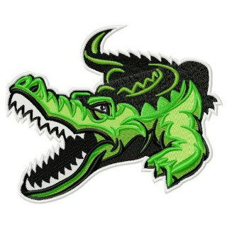 Crocodile 4 embroidery design - Embroidery Design