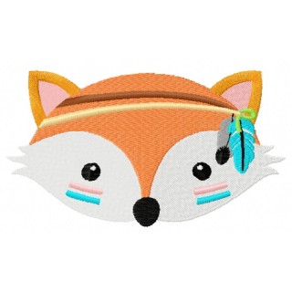 Indian fox 2 embroidery design - Embroidery Design